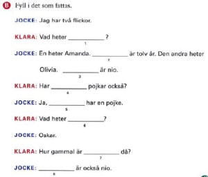 تعلم اللغة السويدية
