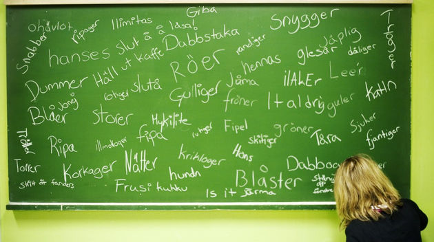 تدريب وإختبار على فهم مفردات اللغة السويدية بشكل صحيح