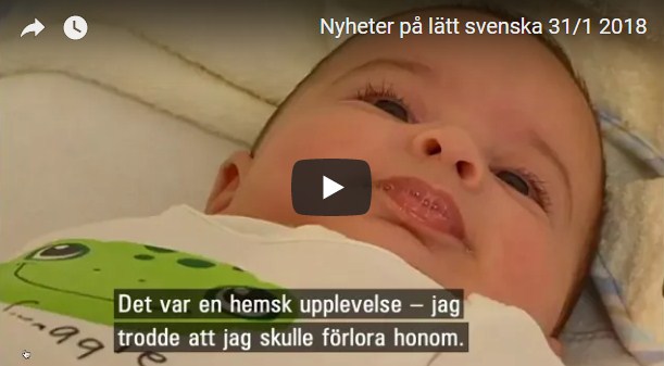 الأخبار بالسويدية البسيطة Nyheter på lätt svenska 31/1 2018