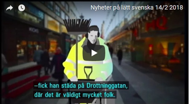 الأخبار بالسويدية البسيطة Nyheter på lätt svenska 14/2 2018