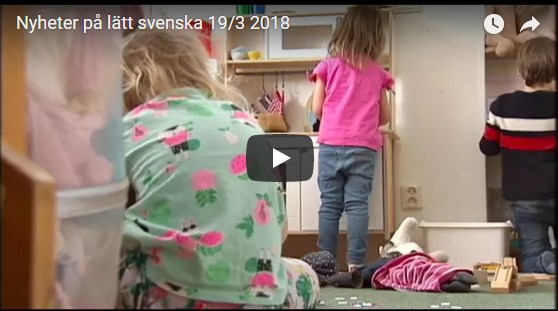 الأخبار بالسويدية البسيطة |Nyheter på lätt svenska 19/3 2018