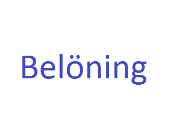 Belöning كلمة اليوم مع الأمثلة التوضيحية واللفظ الصحيح