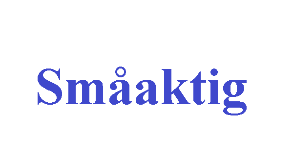 كلمة اليوم” småaktig” مع اللفظ الصحيح والامثلة وطريقة الإستخدام