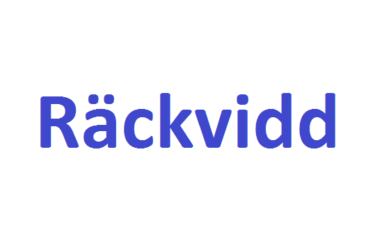 كلمة اليوم”Räckvidd”مع اللفظ الصحيح والامثلة وطريقة الإستخدام
