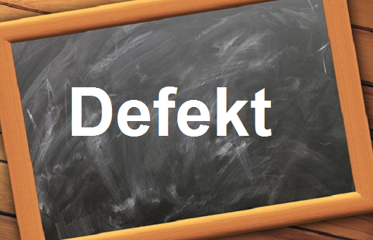 كلمة اليوم”Defekt”مع اللفظ الصحيح والامثلة وطريقة الإستخدام