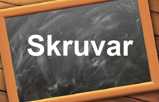فعل دارج و يحمل معنيين في اللغة السويدية ”Skruvar”مع اللفظ الصحيح والامثلة وطريقة الإستخدام