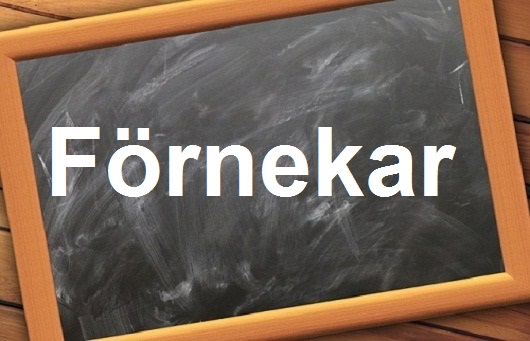 فعل مهم في اللغةالسويدية”Förnekar”مع اللفظ الصحيح والامثلة وطريقة الإستخدام