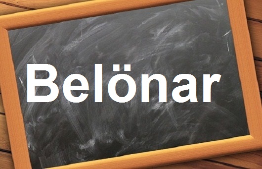 كلمة اليوم”Belönar”مع اللفظ الصحيح والامثلة وطريقة الإستخدام
