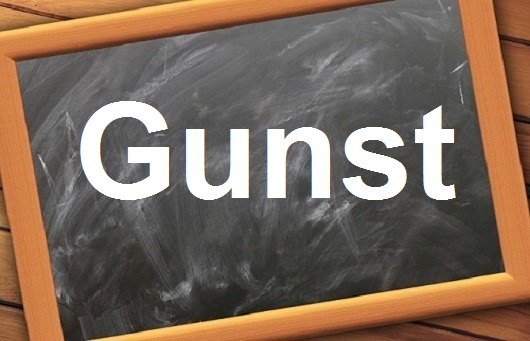 كلمة اليوم”Gunst ”مع اللفظ الصحيح والامثلة وطريقة الإستخدام