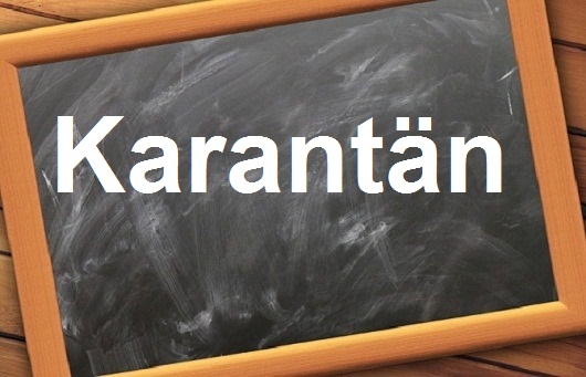 كلمة اليوم هي اسم يستخدم كثيرا في الأونة الأخيرة”Karantän”مع اللفظ الصحيح والامثلة وطريقة الإستخدام