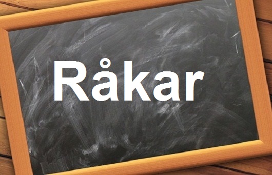كلمة اليوم”Råkar”مع اللفظ الصحيح والامثلة وطريقة الإستخدام