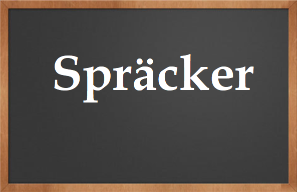 كلمة اليوم”Spräcker”مع اللفظ الصحيح والامثلة وطريقة الإستخدام
