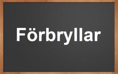 كلمة اليوم”Förbryllar”مع اللفظ الصحيح والامثلة وطريقة الإستخدام