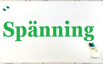 كلمة اليوم”Spänning”مع اللفظ الصحيح والامثلة وطريقة الإستخدام